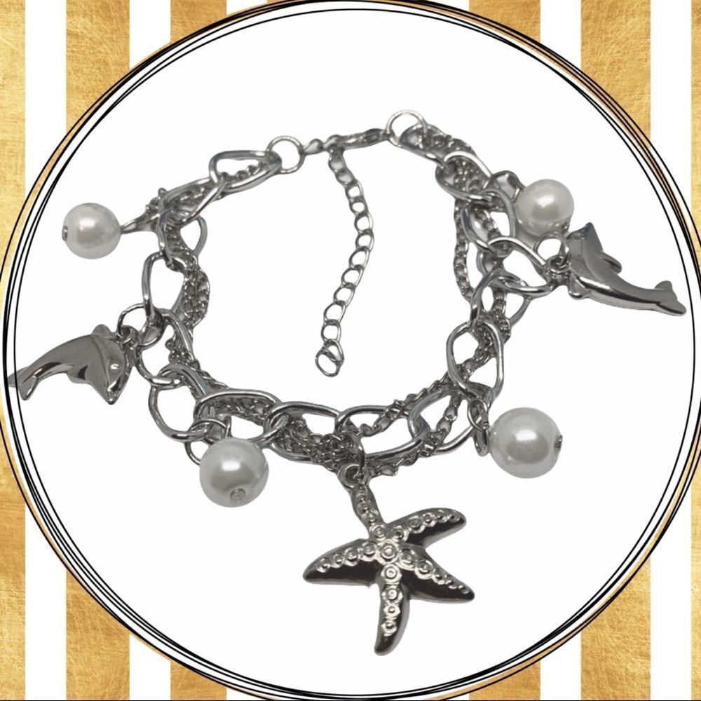 (O1) Dolphin & Starfish Bracelet/Anklet